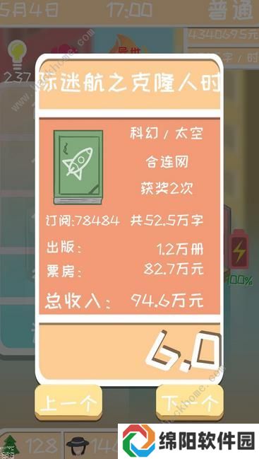 网络小说家模拟3000元创业写书攻略图片3